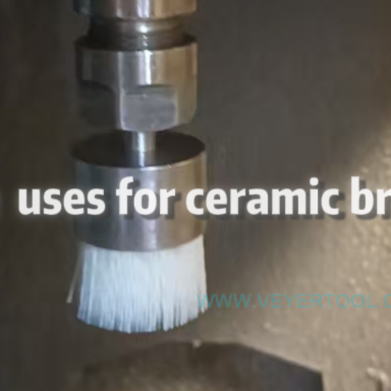 Three specific uses of ceramic brushes