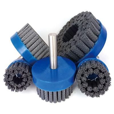 CNC Machining Round Disc Deburring Brush Polishing Tool For CNC Mill